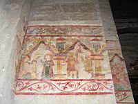 France, Drome, Saint Paul 3 Chateaux, Cathedrale, Peinture murale (2)